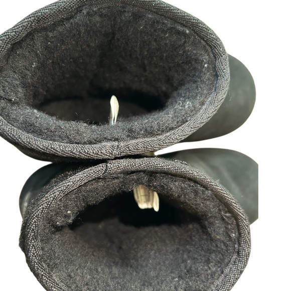 EMU AUSTRALIA WALLABY MINI 100% MERINO WOOL BOOTS, BLACK, KIDS SIZE 3 - Picture 5 of 7